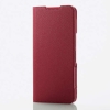 ELECOM ソフトレザーケース AQUOS wish4用 手帳型 ウルトラスリムタイプ PM-S241PLFUJPND