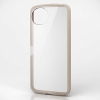 ELECOM ハイブリッドケース 《TOUGH SLIM LITE》 AQUOS wish4用 カフェオレ PM-S241TSLFCBE