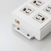 ELECOM BOX型磁石タップ 8口 3極 コード長2m BOX型磁石タップ 8口 3極 コード長2m T-H0520TSR 画像2