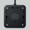 ELECOM デスクトップ型USBタップ AC4個口+TypeA×1+TypeC×1 コード長1.0m デスクトップ型USBタップ AC4個口+TypeA×1+TypeC×1 コード長1.0m T-U04-4210BK 画像4