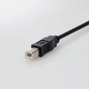 ELECOM USB2.0ケーブル StandardA-StandardB 長さ1.5m USB2.0ケーブル StandardA-StandardB 長さ1.5m U2C-AB15BK/ID 画像3