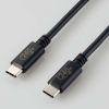 ELECOM USB2.0ケーブル TypeC-TypeC 長さ1.0m ブラック U2C-CCPE10NBK