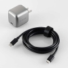 ELECOM ノートPC向けACアダプター USB PD対応 70W TypeC×1 C-Cケーブル付属 2m スペースグレー ACDC-PD8970SGY