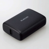 ELECOM モバイルバッテリー リチウムイオン電池 USB PD 20W 10000mAh USB Type-C入出力×1 USB-A出力×1 ブラック DE-C46L-10000BK