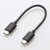 ELECOM モバイルバッテリー リチウムイオン電池 USB PD 20W 10000mAh USB Type-C入出力×1 USB-A出力×1 ブラック モバイルバッテリー リチウムイオン電池 USB PD 20W 10000mAh USB Type-C入出力×1 USB-A出力×1 ブラック DE-C46L-10000BK 画像2