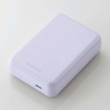 ELECOM モバイルバッテリー リチウムイオン電池 15W 10000mAh USB Type-C入出力×1 パープル DE-C49-10000PU