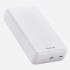 ELECOM モバイルバッテリー リチウムイオン電池 20000mAh USB PD対応 20W TypeC入出力×2 ホワイト DE-C52-20000WH