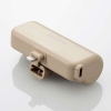 ELECOM モバイルバッテリー リチウムイオン電池 直差し 12W 5000mAh USB Type-C入力1ポート Lightning出力プラグ ベージュ モバイルバッテリー リチウムイオン電池 直差し 12W 5000mAh USB Type-C入力1ポート Lightning出力プラグ ベージュ DE-C59L-5000BE 画像2