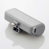ELECOM モバイルバッテリー リチウムイオン電池 直差し 12W 5000mAh USB Type-C入力1ポート Lightning出力プラグ ダークグレー モバイルバッテリー リチウムイオン電池 直差し 12W 5000mAh USB Type-C入力1ポート Lightning出力プラグ ダークグレー DE-C59L-5000DGY 画像2