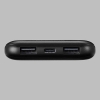 ELECOM モバイルバッテリー リチウムイオン電池 15W 10000mAh TypeC×1 USB-A×2 microB×1 ブラック モバイルバッテリー リチウムイオン電池 15W 10000mAh TypeC×1 USB-A×2 microB×1 ブラック DE-C66-10000BK 画像2