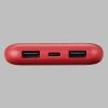 ELECOM モバイルバッテリー リチウムイオン電池 15W 10000mAh TypeC×1 USB-A×2 microB×1 レッド モバイルバッテリー リチウムイオン電池 15W 10000mAh TypeC×1 USB-A×2 microB×1 レッド DE-C66-10000RD 画像2