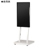 ELECOM 【受注生産品】デジタルサイネージスタンド ミニマムタイプ 32〜42インチ対応 ホワイト 【受注生産品】デジタルサイネージスタンド ミニマムタイプ 32〜42インチ対応 ホワイト DS-S15W1-A 画像2