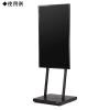 ELECOM 【受注生産品】デジタルサイネージスタンド ミニマムタイプ 43〜55インチ対応 ブラック 【受注生産品】デジタルサイネージスタンド ミニマムタイプ 43〜55インチ対応 ブラック DS-S30B1-A 画像2