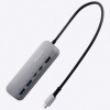 ELECOM Type-C ドッキングステーション アルミボディ 固定用スタンド付き USB-A×2 HDMI×1 TypeC×2 シルバー Type-C ドッキングステーション アルミボディ 固定用スタンド付き USB-A×2 HDMI×1 TypeC×2 シルバー DST-C18SV 画像1