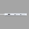 ELECOM Type-C ドッキングステーション 充電専用TypeC×1 TypeC×1 USB-A×2 HDMI×1 LANポート付 シルバー Type-C ドッキングステーション 充電専用TypeC×1 TypeC×1 USB-A×2 HDMI×1 LANポート付 シルバー DST-C30SV 画像2