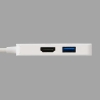 ELECOM Type-C ドッキングステーション TypeC×1 USB-A×1 HDMI×1 ホワイト Type-C ドッキングステーション TypeC×1 USB-A×1 HDMI×1 ホワイト DST-C31WH 画像2