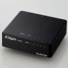 ELECOM Giga対応スイッチングHub 5ポート 磁石付き プラスチック筐体 電源外付モデル ブラック Giga対応スイッチングHub 5ポート 磁石付き プラスチック筐体 電源外付モデル ブラック EHC-G05PA4-JB 画像1