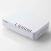 ELECOM Giga対応スイッチングHub 8ポート プラスチック筐体 磁石付き 電源外付モデル ホワイト EHC-G08PA4-JW