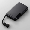 ELECOM 外付けSSD ポータブル USB3.2(Gen2) Type-C ケーブル一体型 250GB ブラック 外付けSSD ポータブル USB3.2(Gen2) Type-C ケーブル一体型 250GB ブラック ESD-EPB0250GBK 画像1