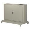 ELECOM 【受注生産品】防塵ラック まもる君Lookup+ キャスタースタンド 55インチ用 LU-CS55