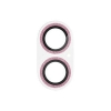 ELECOM カメラレンズ保護ガラスカバー 《&Me》 iPhone 16・16Plus用 グリッター仕様 ピンクゴールド PM-A24AFLLP5PGG