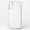 ELECOM ハイブリッドケース iPhone16用 スタンダードタイプ シルキークリア PM-A24AHVCKMCR