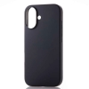 ELECOM ハイブリッドシリコンケース iPhone16用 カラータイプ ブラック PM-A24AHVSCCBK