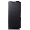 ELECOM ソフトレザーケース iPhone16用 手帳型 薄型 磁石付 ブラック PM-A24APLFUBK