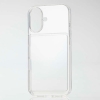 ELECOM ソフトケース iPhone16用 推し活ポケット クリア PM-A24AUCTFCR