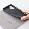 ELECOM ソフトレザーケース iPhone16Plus用 手帳型 薄型 磁石付 カーボンブラック ソフトレザーケース iPhone16Plus用 手帳型 薄型 磁石付 カーボンブラック PM-A24BPLFUCB 画像2