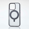 ELECOM ハイブリッドケース 《MAGKEEP》 iPhone16Pro用 スタンド機能付 ブラック PM-A24CMAGSTBK