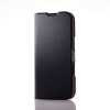 ELECOM ソフトレザーケース iPhone16Pro用 手帳型 薄型 磁石付 ブラック ソフトレザーケース iPhone16Pro用 手帳型 薄型 磁石付 ブラック PM-A24CPLFUBK 画像1