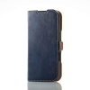 ELECOM ソフトレザーケース iPhone16Pro用 手帳型 耐衝撃 磁石付 ネイビー ソフトレザーケース iPhone16Pro用 手帳型 耐衝撃 磁石付 ネイビー PM-A24CPLFYNV 画像1