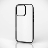 ELECOM iPhone 16 Pro ソフトケース サイドメッキ メタリックブラック PM-A24CUCTMBK