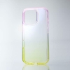 ELECOM iPhone 16 Pro ソフトケース グラデーションカラー Meliano ピーチ×ミモザ PM-A24CUCWCPNYL