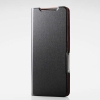 ELECOM edge 50 Pro レザーケース 手帳型 UltraSlim 薄型 磁石付き ブラック PM-R244PLFUBK