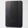 ELECOM iPad 2022 iPad 第10世代 フラップケース 背面クリア ソフトレザー 2アングル スリープ対応 ブラック TB-A22RWVBKN
