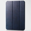 ELECOM iPad 2022 iPad 第10世代 フラップケース 背面クリア ソフトレザー 2アングル スリープ対応 ネイビー TB-A22RWVNVN