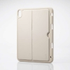 ELECOM iPad 第10世代 ソフトケース スタンド付き Pencil収納 グレージュ TB-A23RUCSTGB