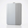ELECOM iPad 第10世代 フラップケース ソフトレザー ドローイング アングル7段階 スリープ対応 グレー TB-A23RWVDGY