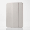 ELECOM 11インチiPad Pro(M4)フラップケース 背面クリア ソフトレザー 2アングル スリープ対応 グレージュ TB-A24PMWVGB