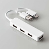 ELECOM USBHUB2.0 Type-C変換アダプタ付き カラフルモデル バスパワー 4ポート ホワイト U2H-CA4003BWH