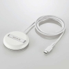 ELECOM マグネットQi2規格対応ワイヤレス充電器 15W 2way 卓上 ホワイト W-MA06WH