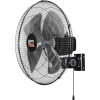 TRUSCO 全閉式工場扇 ジェネラルファン 壁掛けタイプ アルミハネ ブラック TFBA-45W-BK