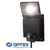 OPTEX LEDセンサーライト ON/OFFタイプ ブラック 1灯型 昼光色 5700K 750lm 防水IP45 LA-13(BL)