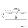 パナソニック 【受注生産品】一体型LEDベースライト ≪リベコム iDシリーズ≫ 40形 埋込型 下面開放型 W150 一般タイプ 10000lmタイプ Hf32形高出力型器具×3灯相当 連続調光型調光タイプ(ライコン別売) 白色 【受注生産品】一体型LEDベースライト ≪リベコム iDシリーズ≫ 40形 埋込型 下面開放型 W150 一般タイプ 10000lmタイプ Hf32形高出力型器具×3灯相当 連続調光型調光タイプ(ライコン別売) 白色 XLX400PEWJRS9 画像2