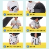 サンコー 超コンパクト収納 折りたたみ式ハンズフリー日傘 超コンパクト収納 折りたたみ式ハンズフリー日傘 UCSF25CWH 画像5