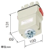 パナソニック 【受注生産品】ターミナルプラグ コンパクトタイプ ファクトライン400専用 3P/60A/300V・E付 【受注生産品】ターミナルプラグ コンパクトタイプ ファクトライン400専用 3P/60A/300V・E付 DH2896 画像2