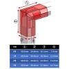 フソー化成 モール出隅 0号 10個入 ホワイト モール出隅 0号 10個入 ホワイト FMD-0W 画像2