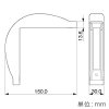 マサル工業 デズミ 3号 ミルキーホワイト 《屋外用オプトモール&reg;付属品》 デズミ 3号 ミルキーホワイト 《屋外用オプトモール&reg;付属品》 OFMD33 画像2